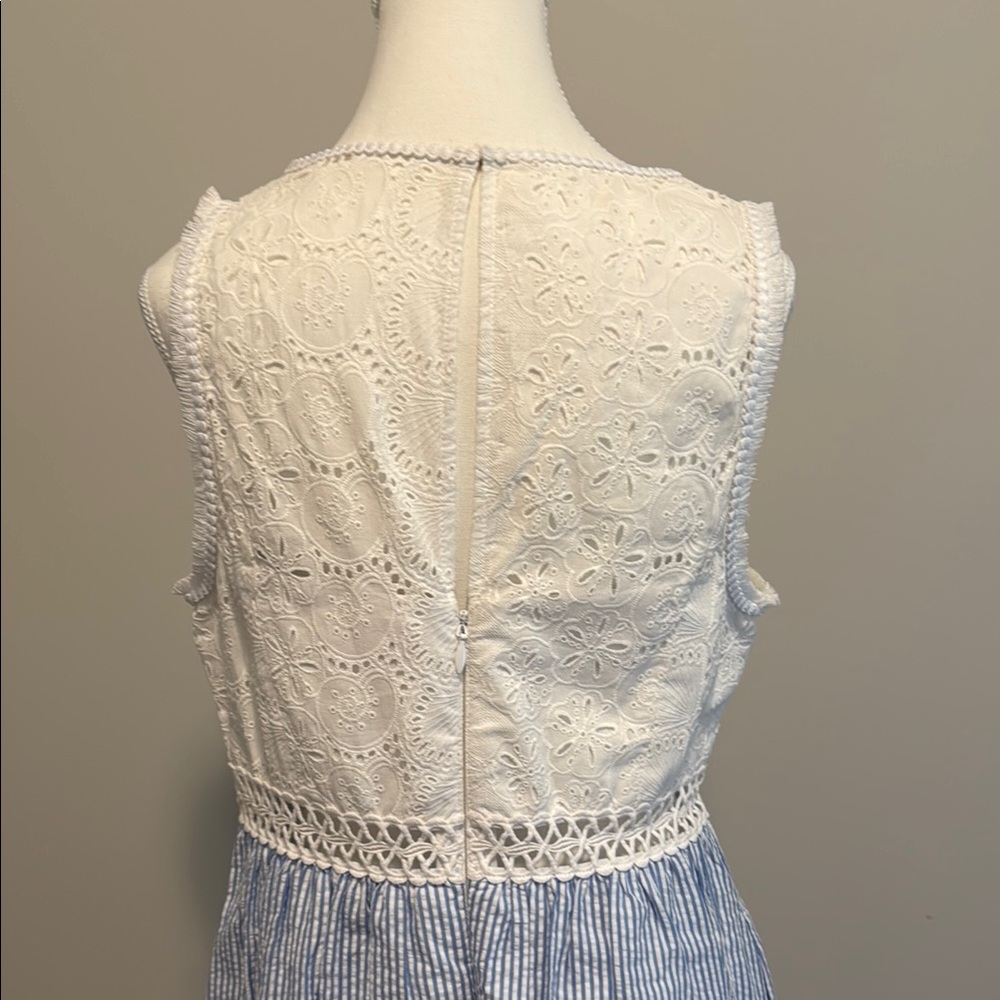 Lilly Pulitzer Alivia Dress in Bennett Blue Sz 10 - Picture 8 of 13